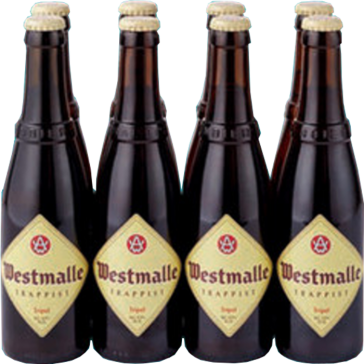 Westmalle Tripel set van 6 flesjes á 0,30 liter